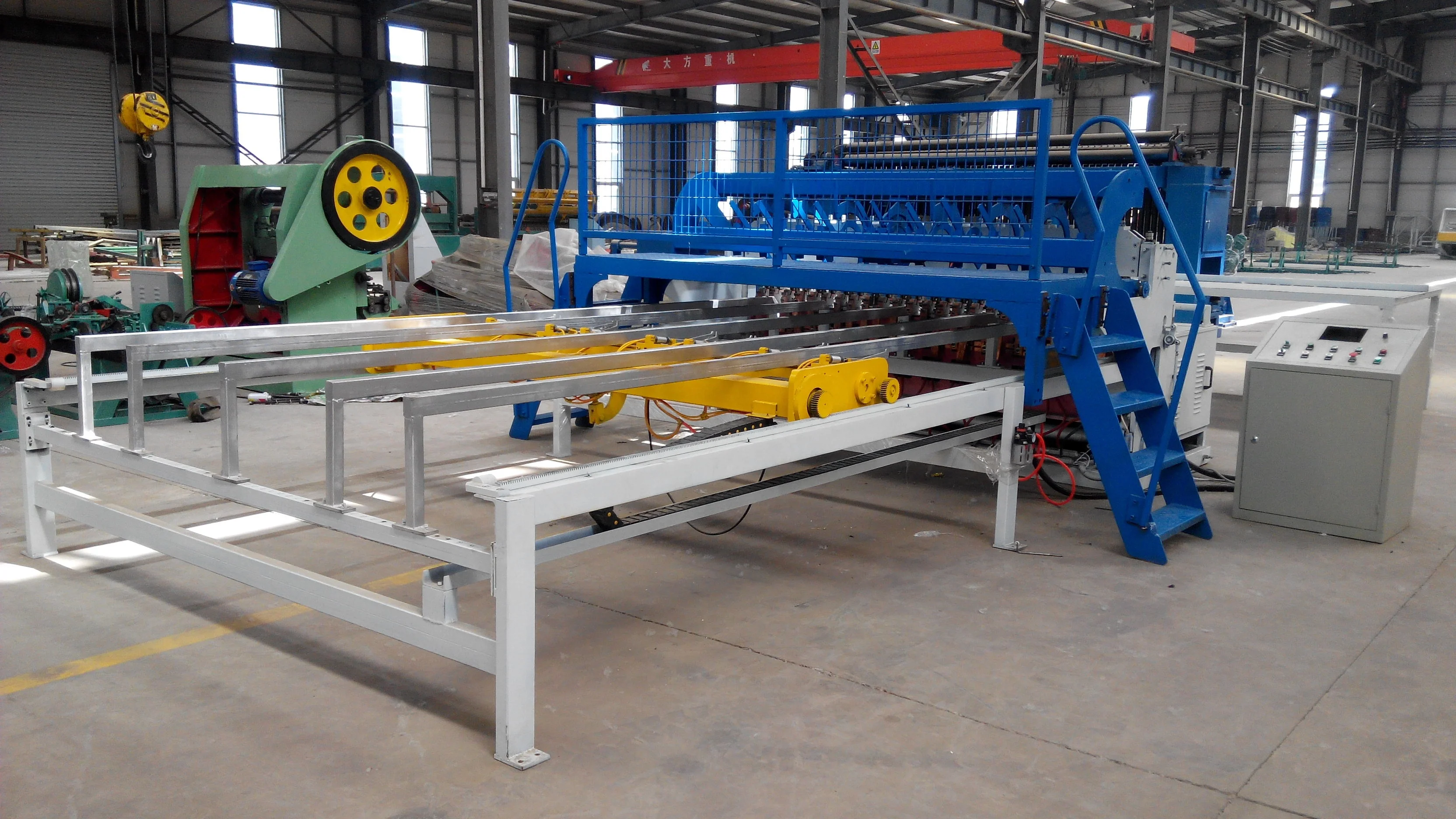 Reinforcing concrete brc rebar mesh welding machine