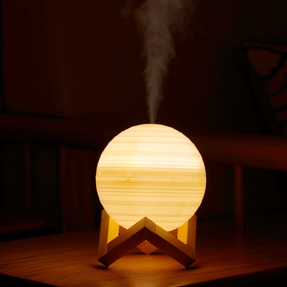 Portable Room 3 Color Warm Night Light 300ml Mini Usb Cool Mist Atomizer Ultrasonic Humidifier
