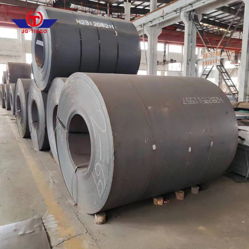 Plate Sheet Coils Prime Cold Roll Steel in Coil CR Rolled M S Low Carbon Mild Steel High-strength Steel 0.12-2.0mm 600-1250mm -