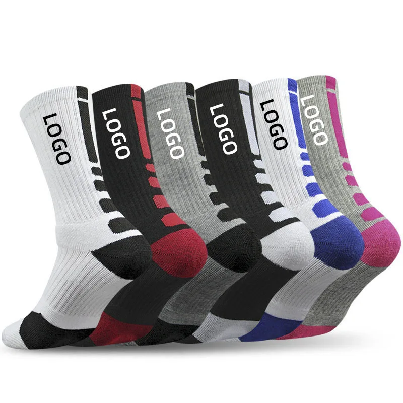 
Custom Logo Stocking Print 100 Cotton Ankle Crew Socks for Women Men 