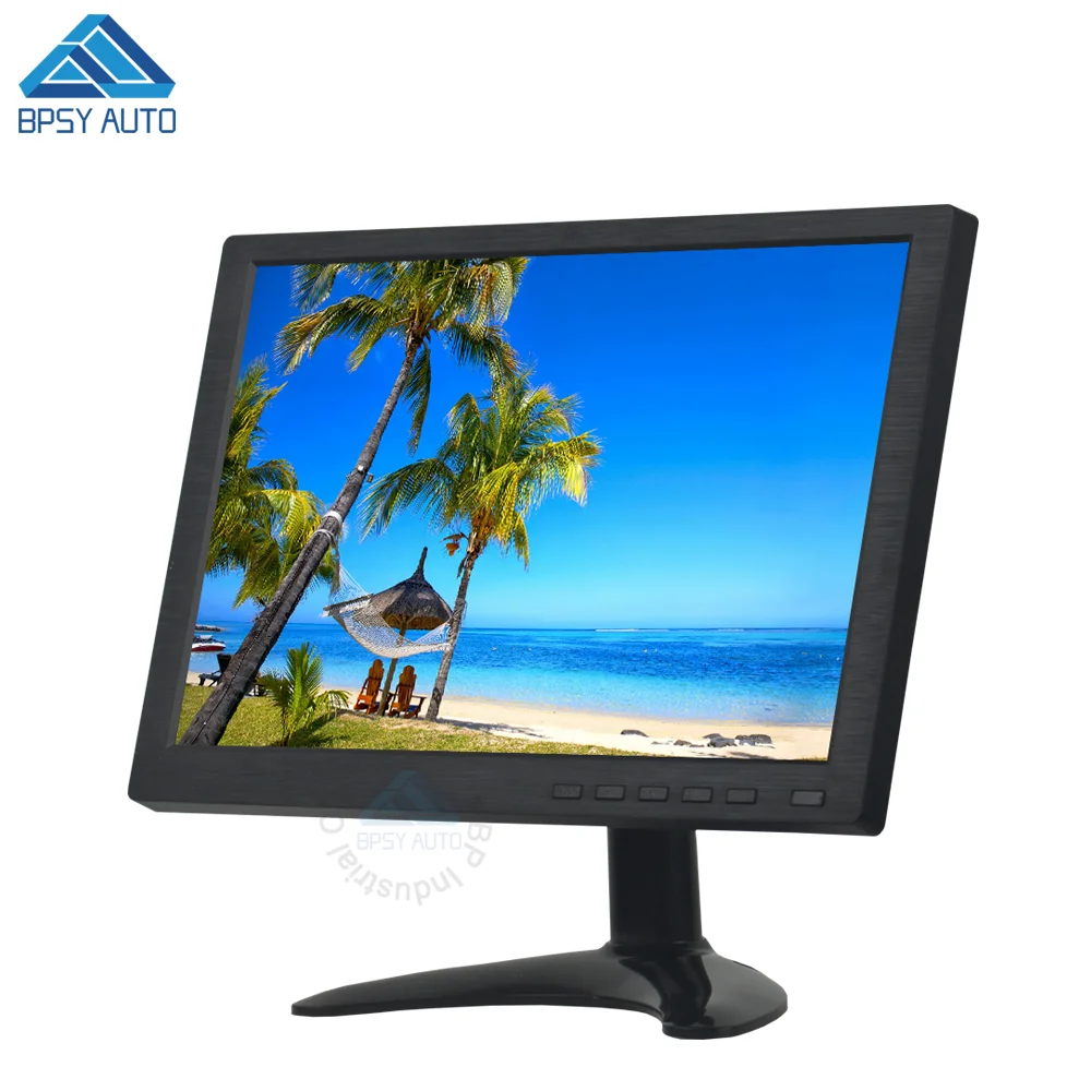 10.1 Inch Widescreen 16:10 LCD CCTV Monitor HDMIED Video Display for HD Color Screen Display