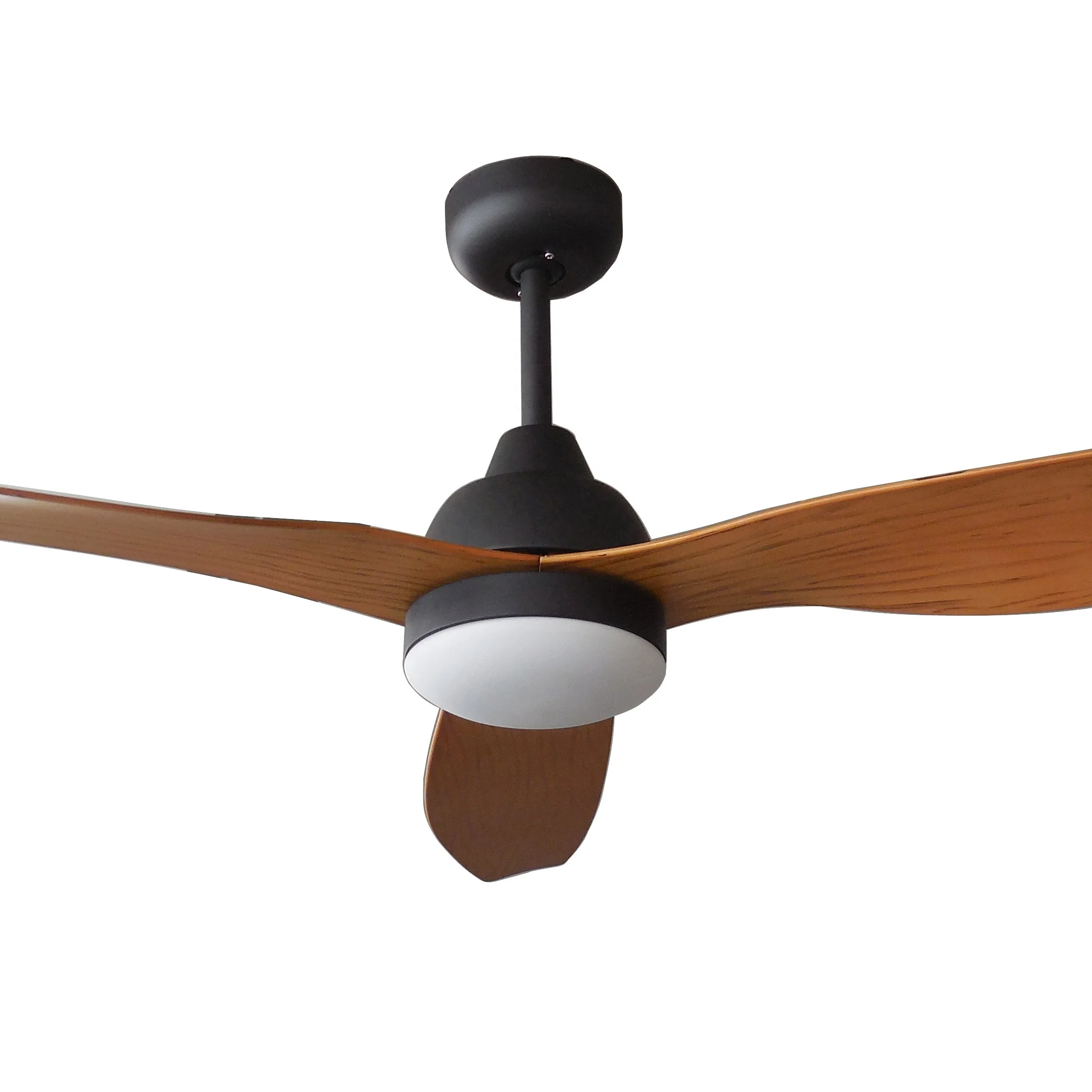 52 inch modern 3 ABS blades DC ceiling fan with LED light, remote control
