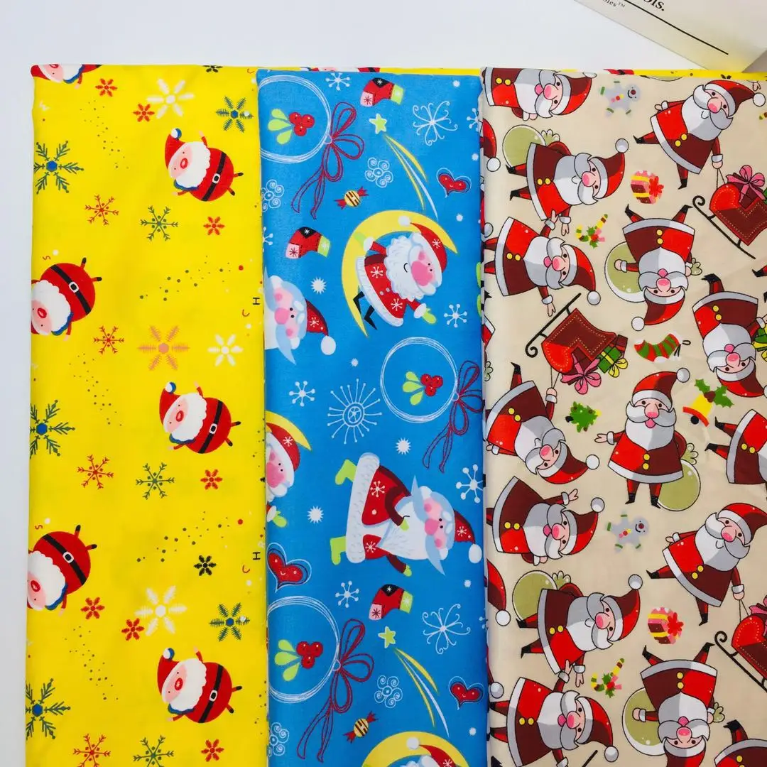 
Decoration Print 100% Cotton Fabric Printed Quilting Fabric Cartoons Twill Fabric for Textile Pillows 