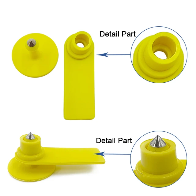 Luoyang Delake Factory Supply Animal Pig Sheep Cattle Cow Earing Tags Goat Ear Tags Without Number