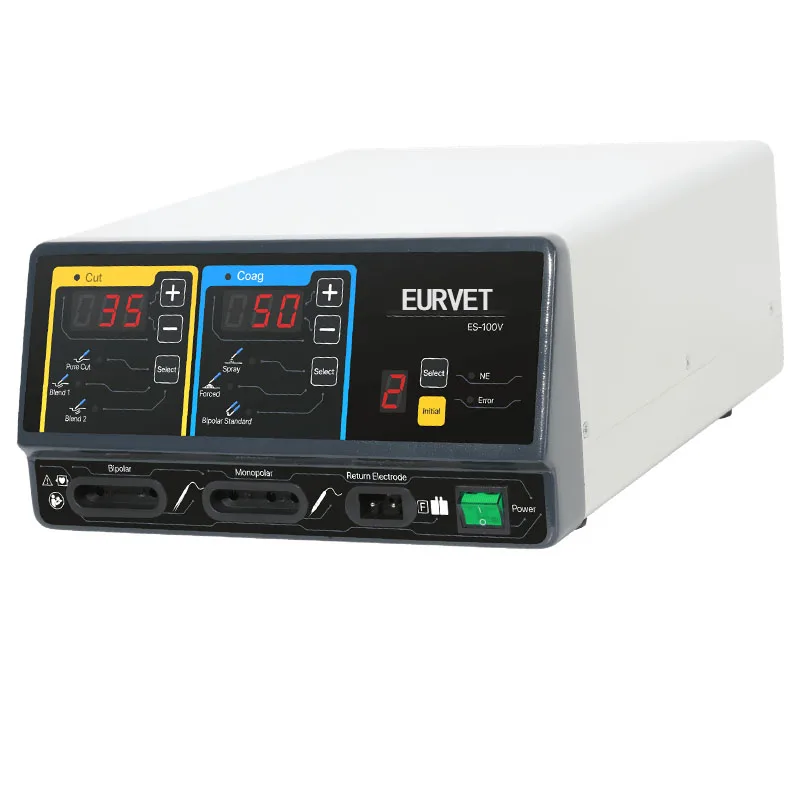 EUR PET Cheap Price High Frequency Bipolar Monopolar Surgical Electrocautery Diathermy Cautery Machine Generator
