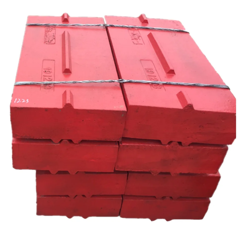 China Keestrack Impact Crusher R3 R5 R6 Replacement Parts High Chrome Blow Bar For Cement Plant