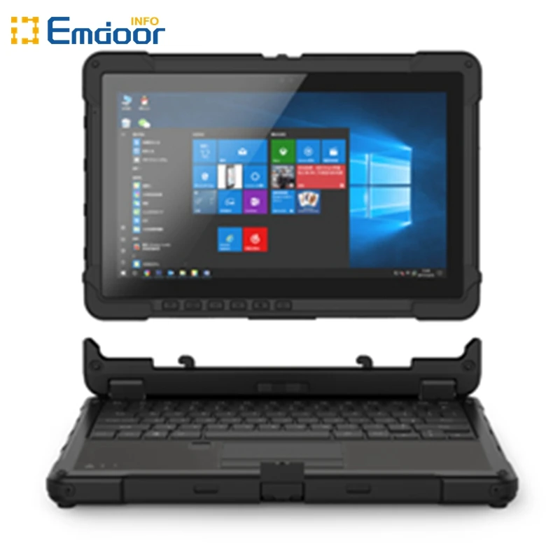 Emdoor вторая веб-камера 11,6 дюймов ноутбук прочный планшетный ПК Windows 10 Домашняя ОС 8 Гб 128 ГБ