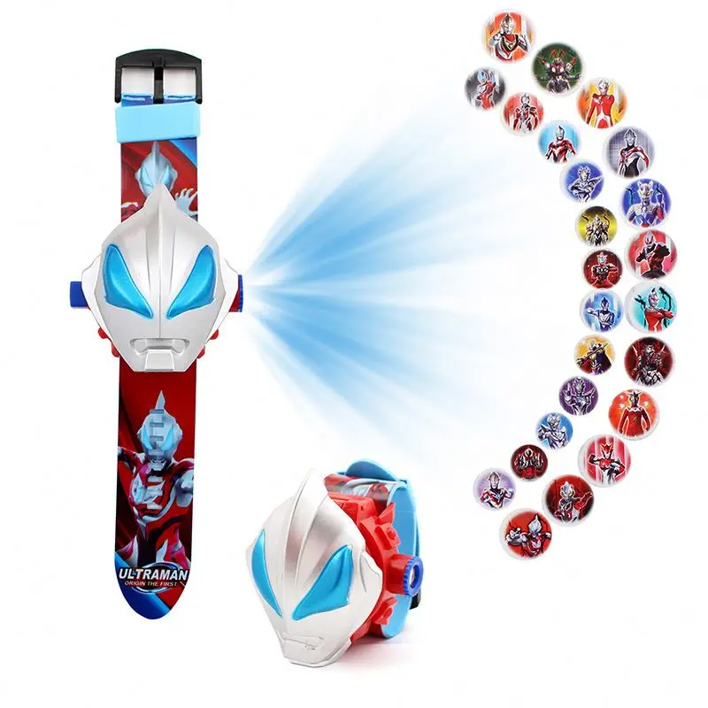 Boys and Girls iron children watches kids 3d projection cartoon
