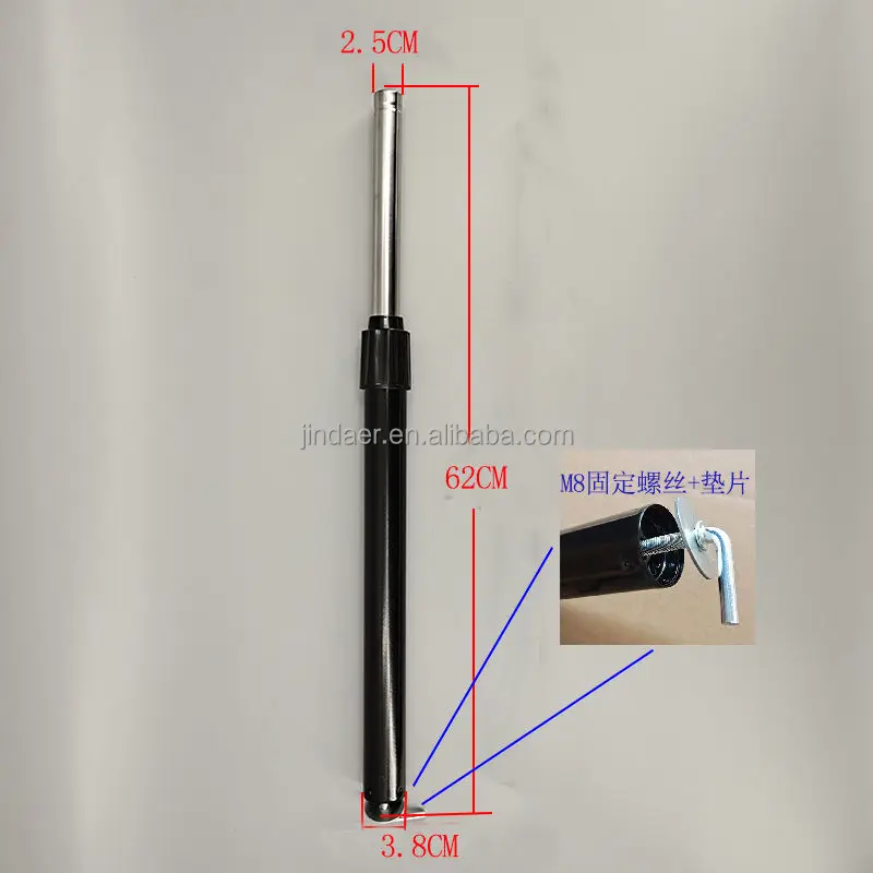 electric fan spare parts metal  plastic  tube and  400mm  430mm 450mm  round base