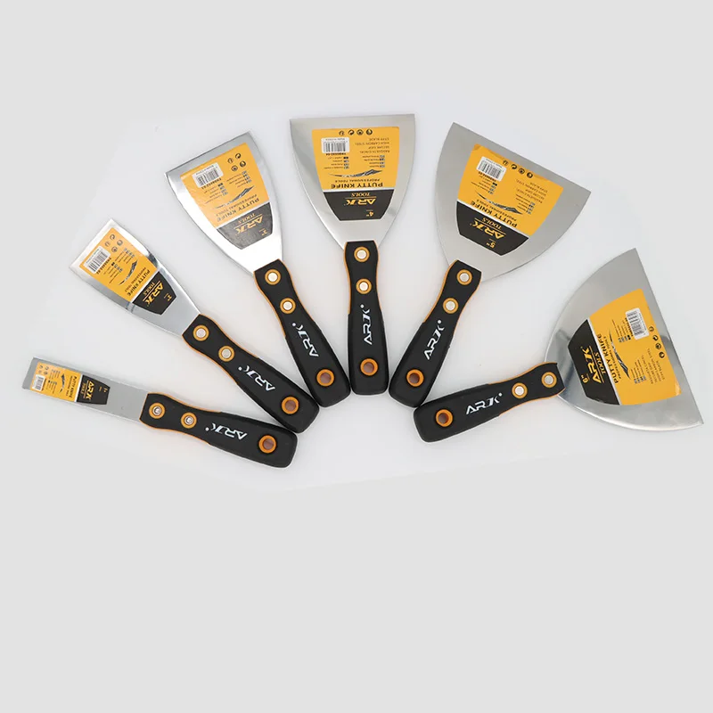 High Quality Stainless Steel Plastic Hand Mirror Polish Blade Putty Knife Scraper Set