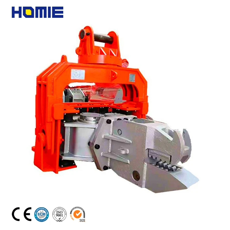 Vibro Drop Hammer Hydraulic  Vibratory Installation Mini Side Grip Pile Driver for Sale