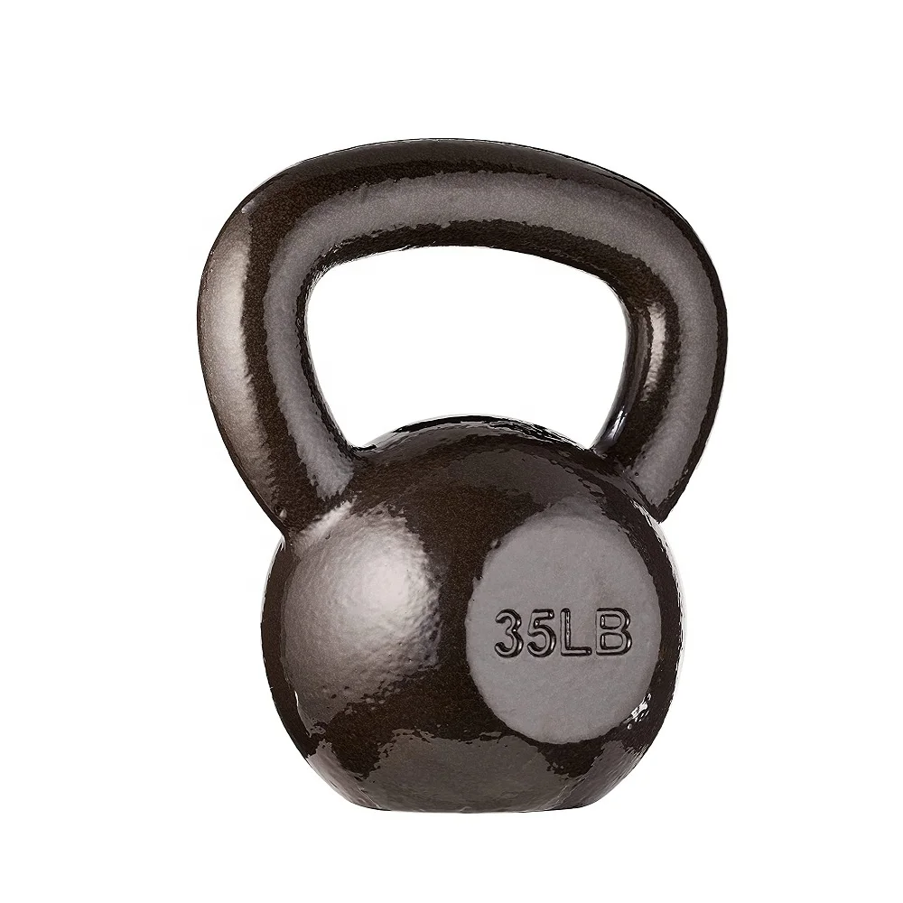 Custom Black Grey Kettlebells Cast Iron 4kg 6kg 8kg 10kg 12kg 16kg 20kg 24kg 32kg 48kg Weight Cast Iron Kettle Bell