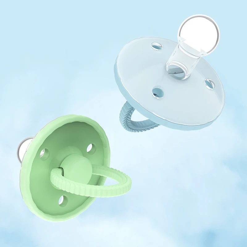 Wholesale New Arrival 2024 BPA-Free Silicone Baby Pacifier Soft Nipple Type for 0-12 Months New Baby Gift