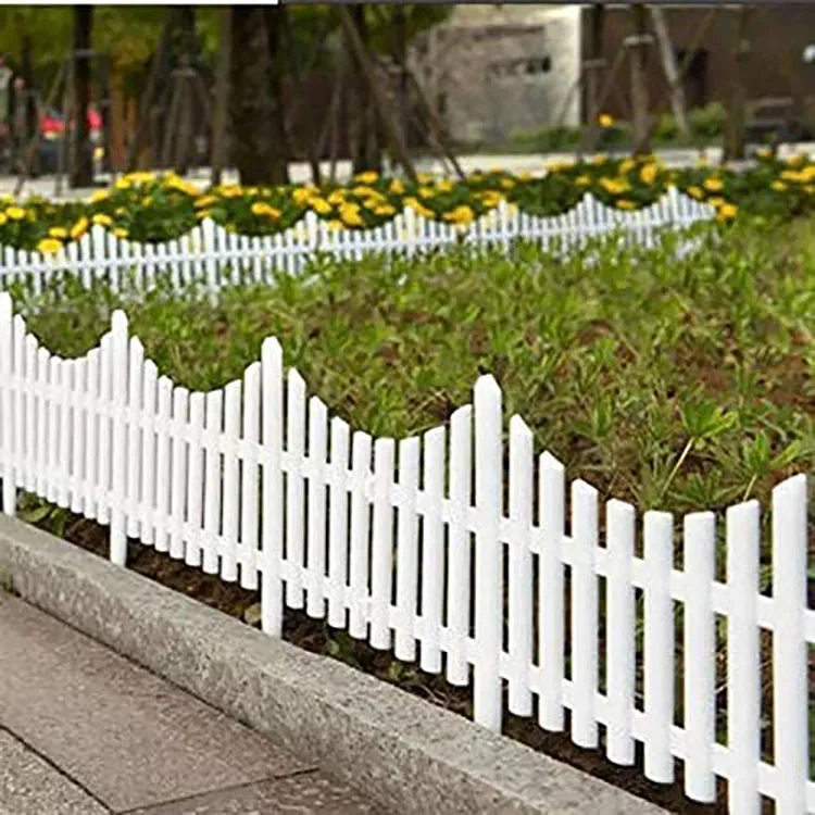 prime vinyl picket fence white PVC decorative garden fence pvc plastic