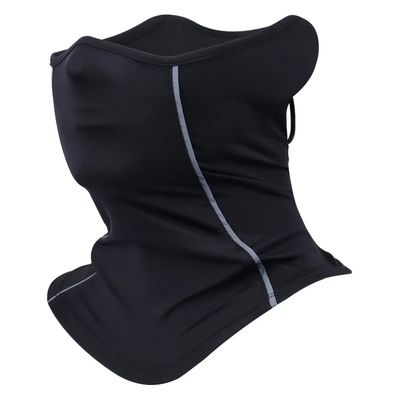 Outdoor camping Seamless Face Cover Breathable Sun Protection Triangle Bandana Face Cover Neck Scarf Mask Buffs With Ear Loop