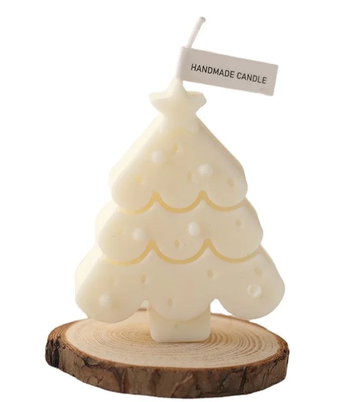 2023 Christmas Soy Wax Handmade Christmas Tree Shape Candles Scented Candles for home decor
