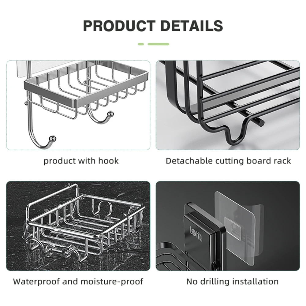 Modern Simple Fashion Bathroom Public Baths High Strong Bearing Capacity Moisture-Proof Preservative-Proof Soap Dish Holder