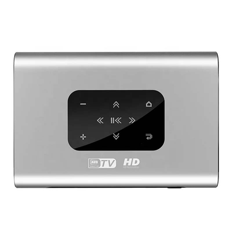 [2020 Good Newest] AUN Projector X5| Android WIFI, 3G 32G,10500mAH Battery, 4K 1080P Portable Video MINI Projector Laser Beamer