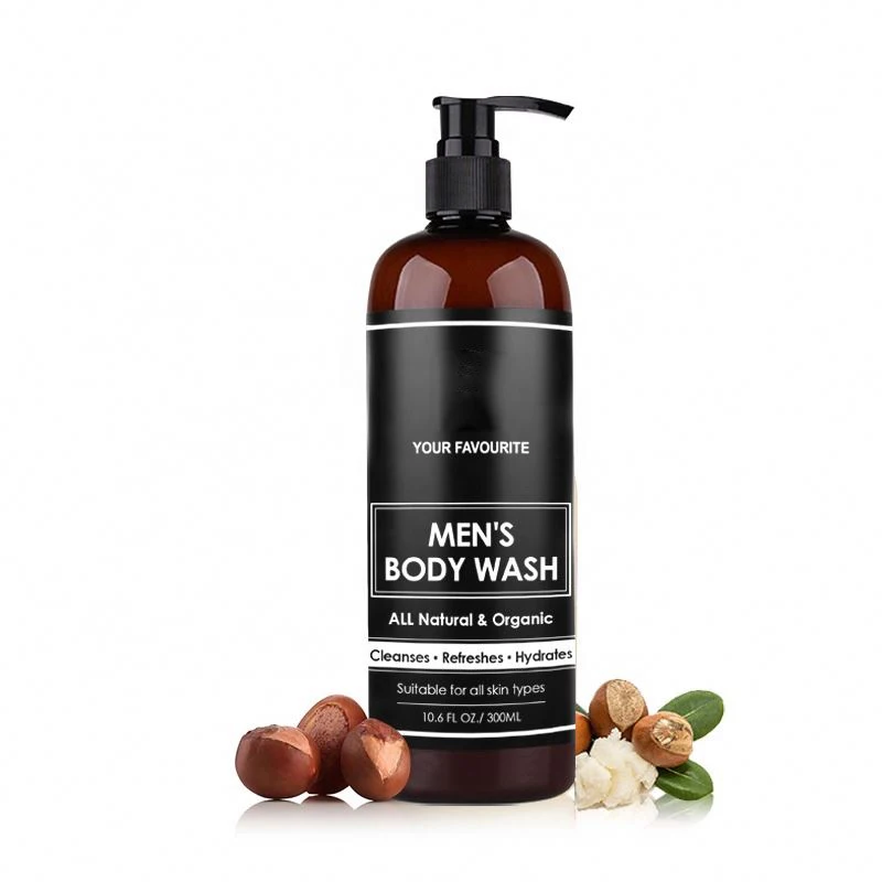Private Label Natural Body Wash Refreshing whitening Moisturizing mens body wash shower gel