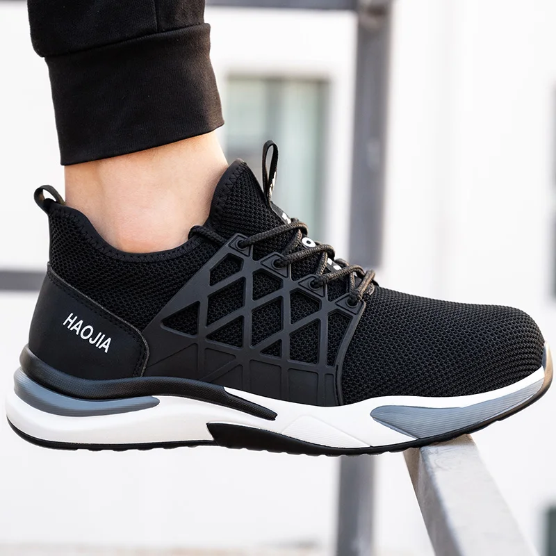 Wholesale Supplier Steel Top Puncture Proof Lightweight Safety Shoes Zapatos De Trabajo Seguridad Con Punta De Acero