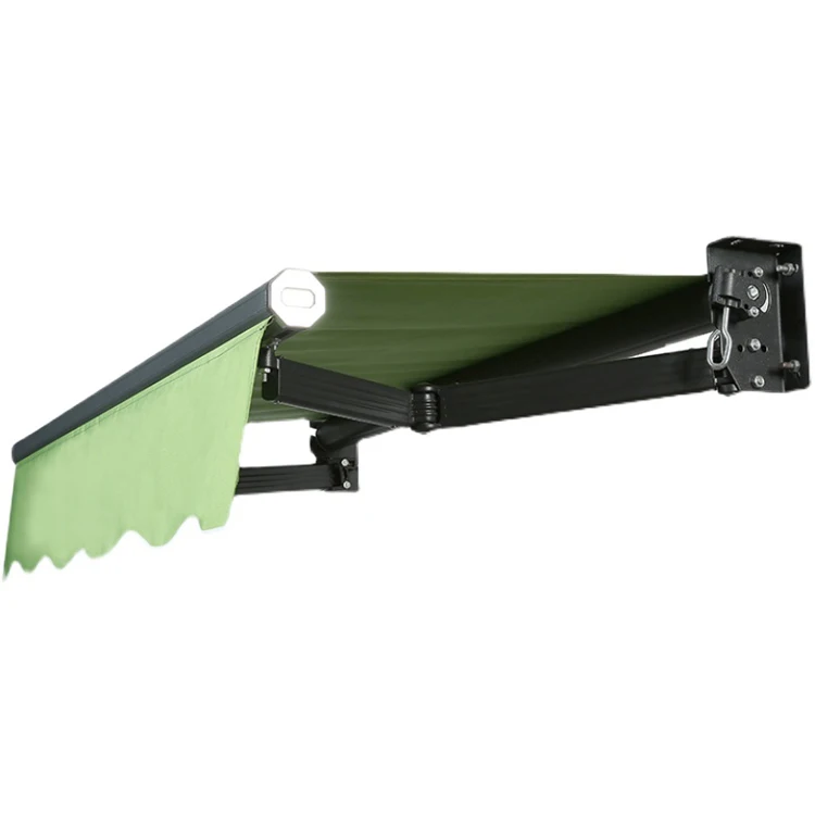 Aluminum folding arm awning motorized retractable awnings full cassette awning