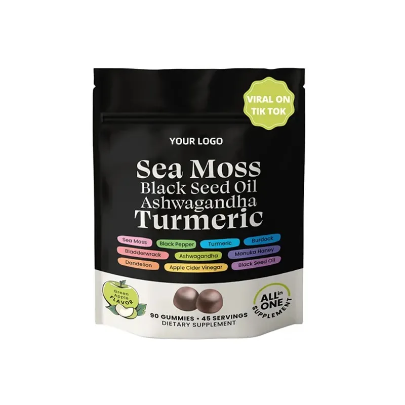 Lifegarden Pear with Bladderwrack & Burdock Root Support Your Lungs & Immune System Sea Moss Gummies