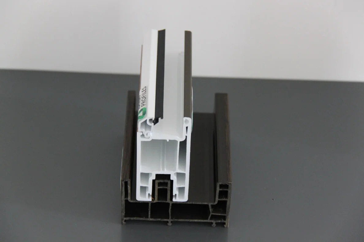 Europe standard upvc window frame profile White UPVC Profile for Window And Door