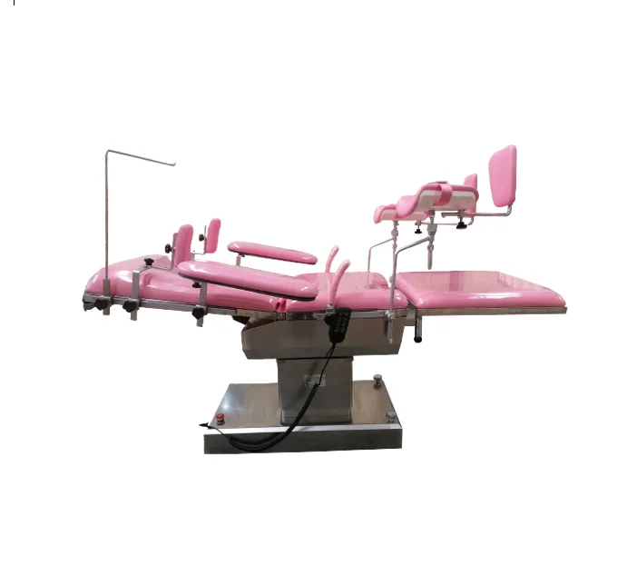 Electrical Obstetric Bed Foot Panel Control Stainless Steel 304 Gynecologic Examination Bed OT Table