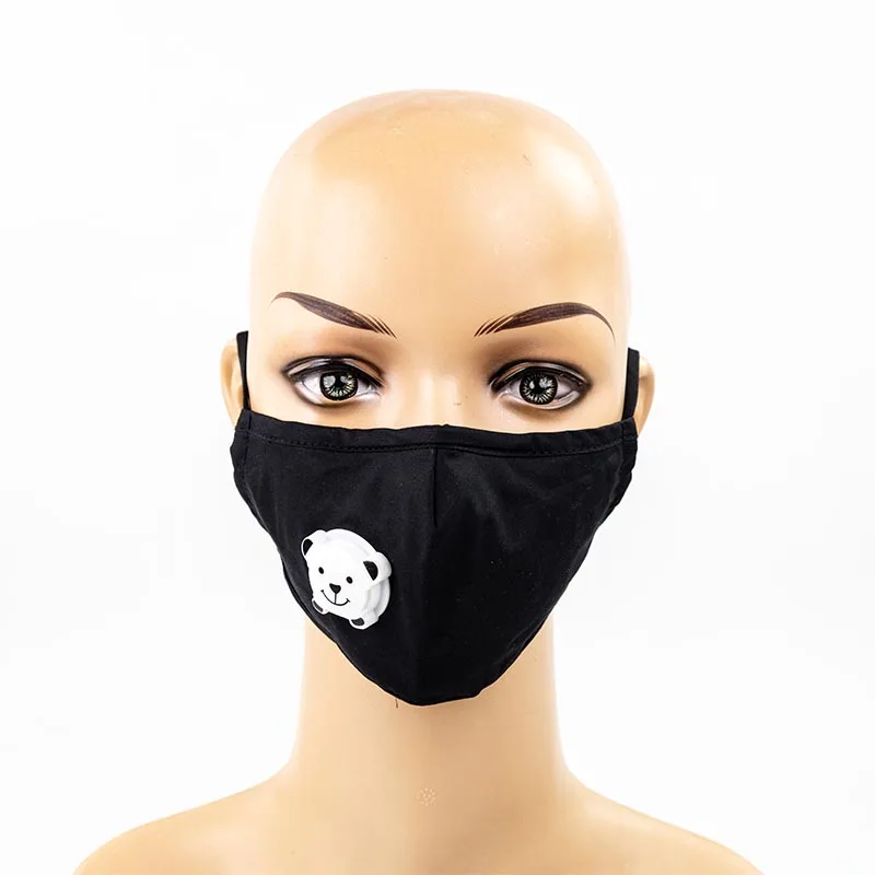 Kids Fashionable Pm2.5 Dust Face Mask Wholesale Children Kid Cotton Mask Printed Cartoon Patterns Washable Reusable Cotton Masks