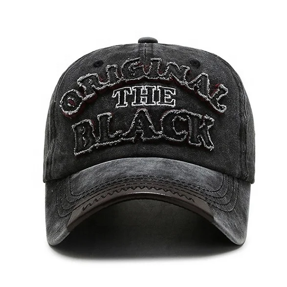 Custom Unconstructred 6 Panel Cap Classic Cotton Adjustable Cap Dad Hat