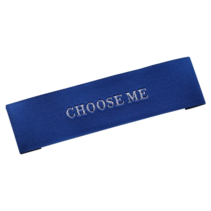 Custom Washing Labe Designs Clothing Tag Garment Logo Swing Tag Woven Lable