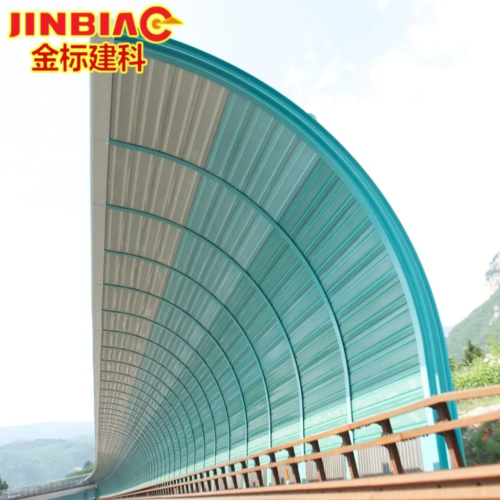 BV certified manufacturer visual barrier acrylic noise barrier for flyover bridge