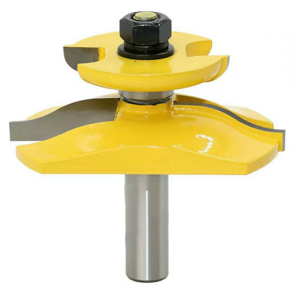 Chisel Raised Panel Router Bit W/Backcutter Woodwork Cutter 1/2In Shank