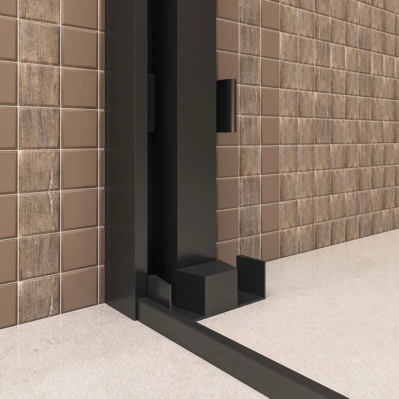 Modern Design Easy-Clean Glass 10mm Shower Room Stainless Steel Accessories Bathroom Sliding Bypass Frameless Showers Door