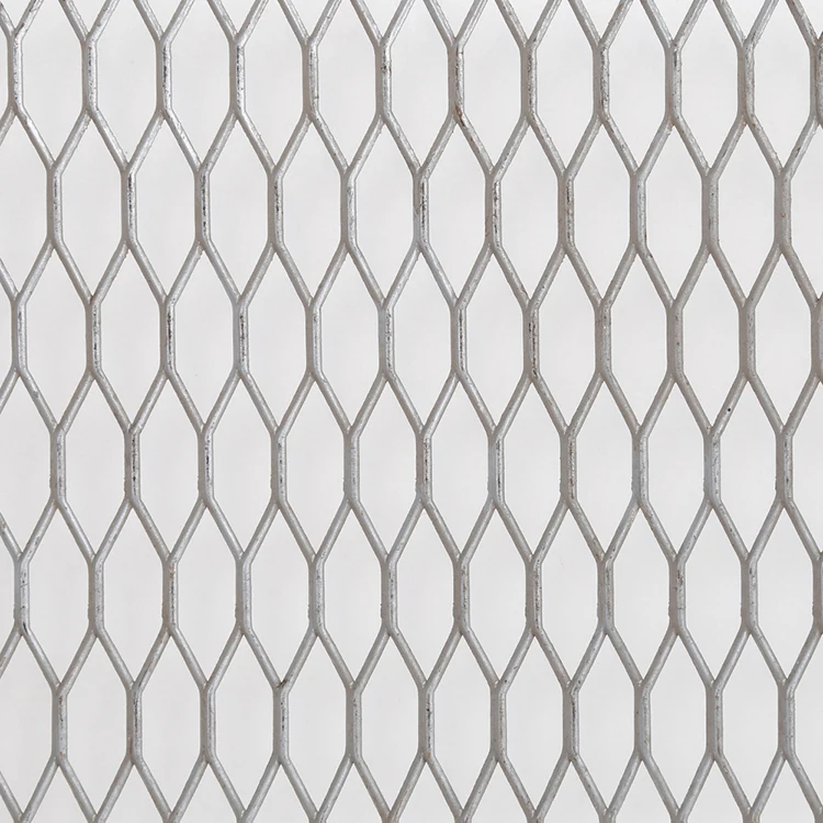 Expanded Metal Ceiling Tiles Absorbing Sound Lower Noisy Ceiling Mesh