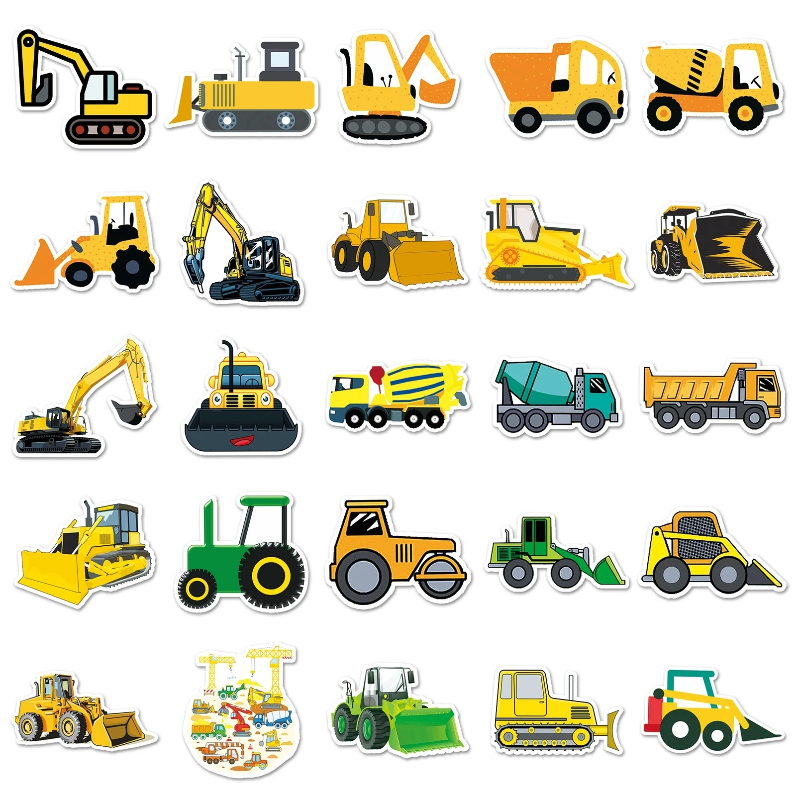 Children cartoon project car sticker wholesale high quality waterproof safety decorative sticker
