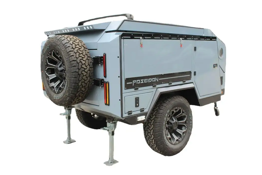 2023 Hotsale 4x4 Off Road Custom Small Family Car Travel Camper Truck and Trailer