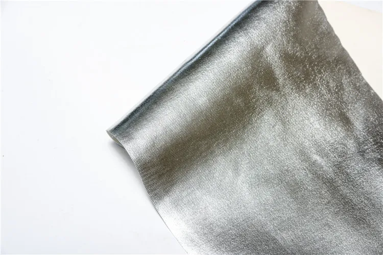
Professional bright silver Aramid aluminum foil fabric 