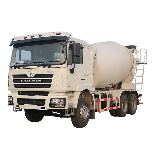 shacman concrete mixer 6*4 self loading mixer truck construction transport concrete mixer truck cement