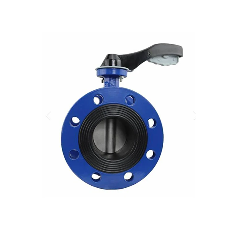Ductile iron valve D381X-16Q Fire trench signal butterfly valve turbine groove clamp butterfly valve