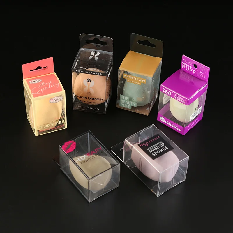 Custom Logo OEM Clear Square Plastic Cosmetics Packaging PVC Box Plastic Waterproof Round PVC Gift Boxes
