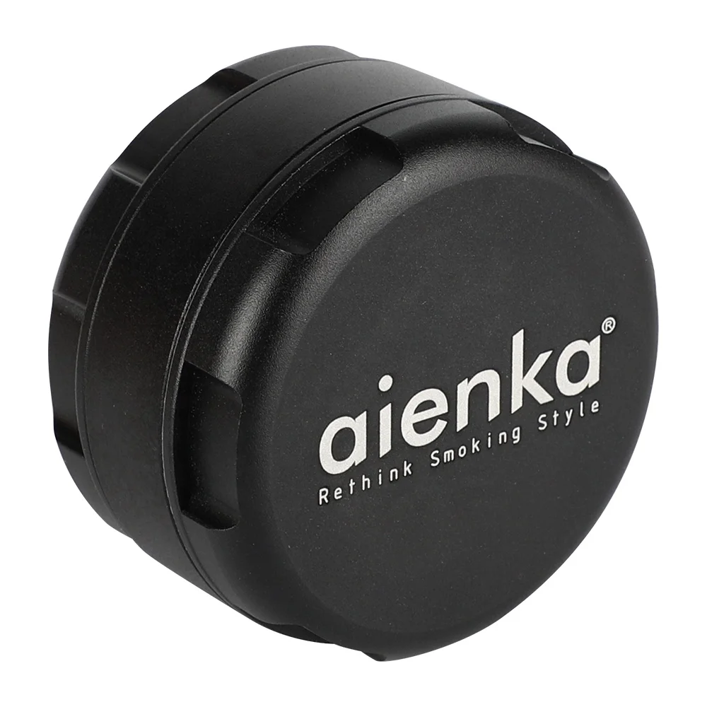 UKETA custom logo Grinder OEM 63mm 3 layer aluminum alloy Premium metal tobacco spices herb grinder with magnetic closure