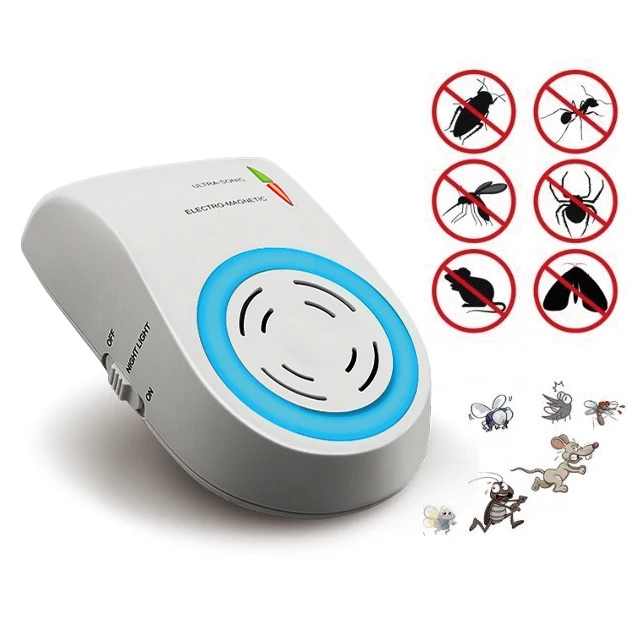 New Household Plug in Pest Rat Repeller Indoor Mosquito Mice Roach Ultrasonic Electronic Repellent