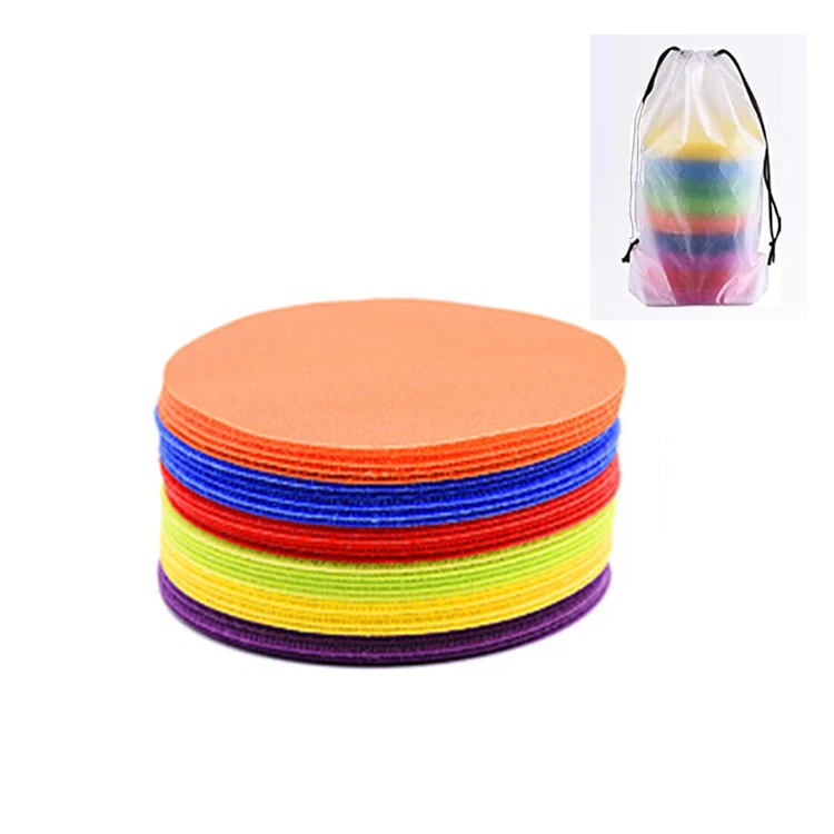 Colorful Carpet Markers Sitting Spot Dots Preschool Classroom Sit Custom Shape