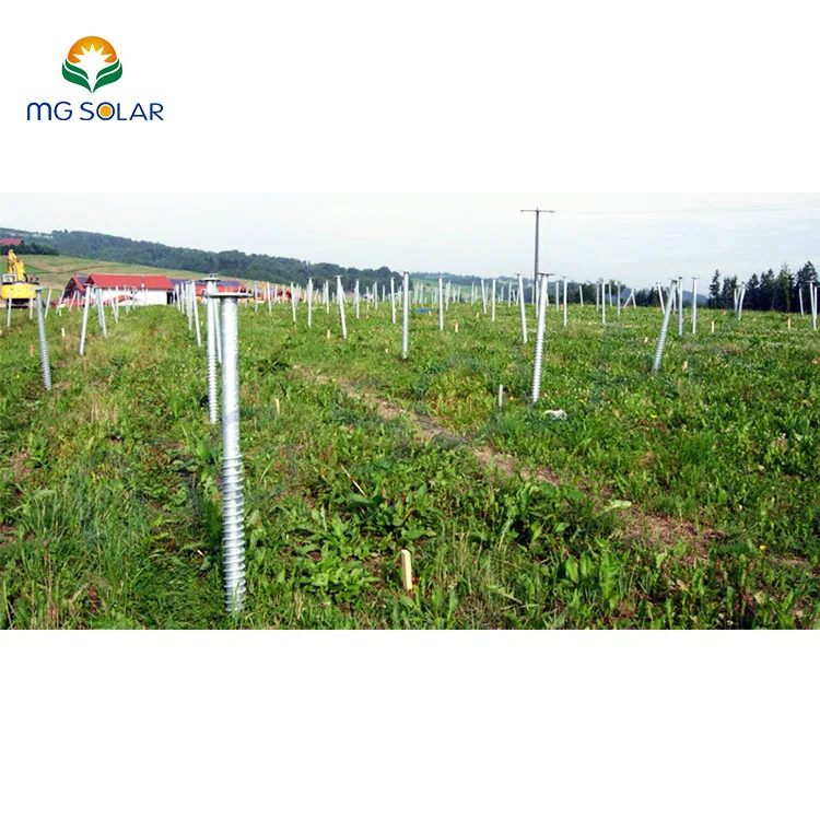 Solar Energy System Ground Screw Anchors Ground Screw Pile