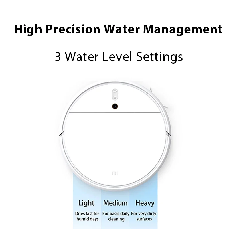 Xiaomi Robot Vacuum Cleaner 2C Mi Home App Control Smart Home Appliance Planned Sweeping Mopping Cleaning Vacuum Cleaner