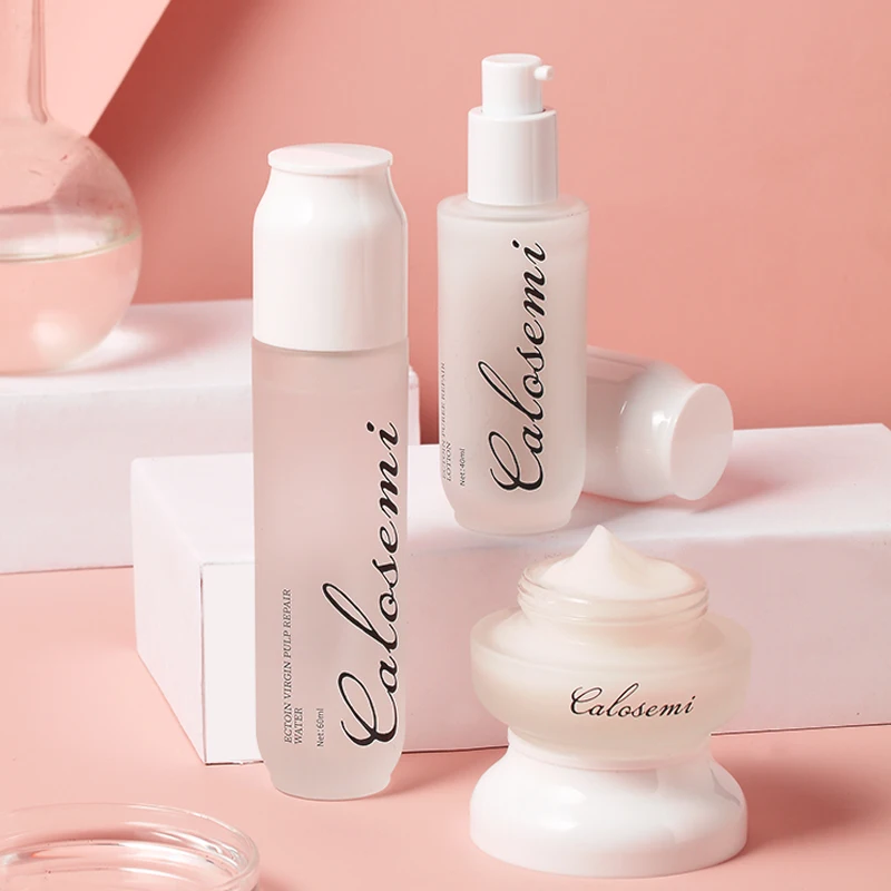 Calosemi ECTOINE Puree Repair Skin Care Gift Kit Rejuvenating Moisturizing Face Skin Care Set