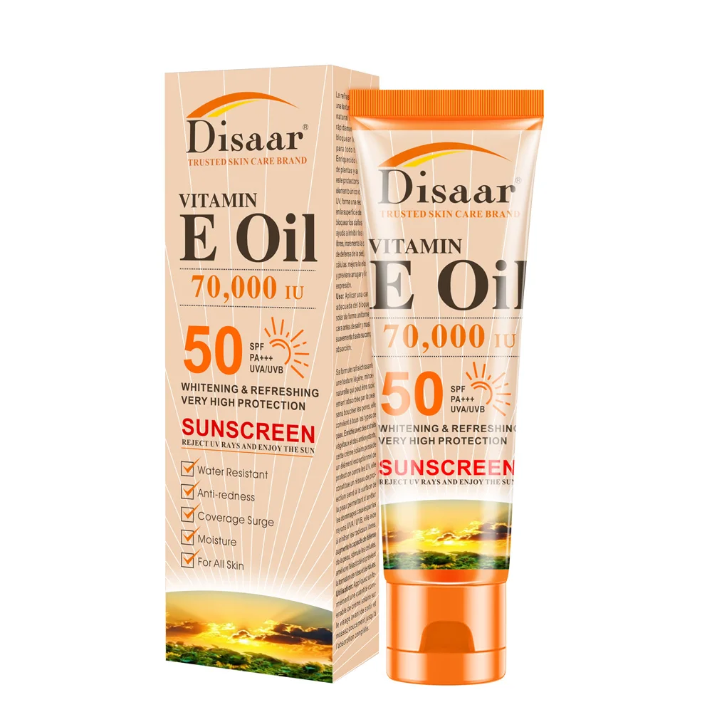 Healthy Natural Vitamin E Best and Coverage Moisturizer SPF 50 Organic screen For All