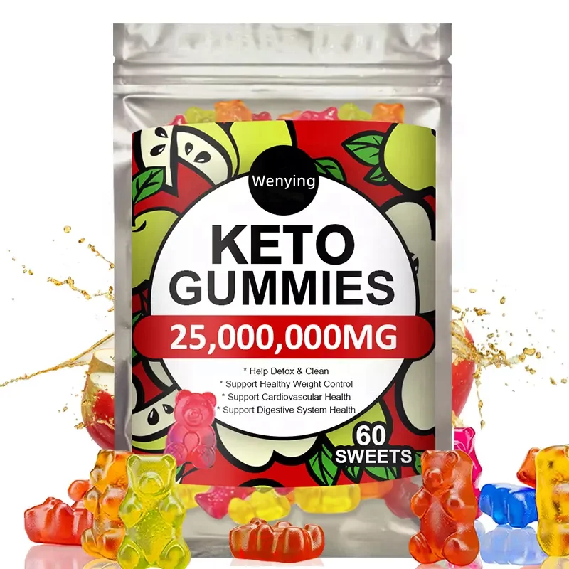 Wholesale Herbal Extract  Supplement Healthy Weight Loss Gummy Candy Keto Fat Burning Gummies