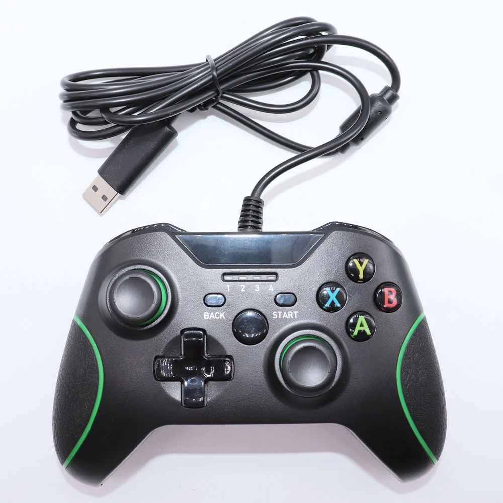 Низкая цена, двойной вибромотор, провод, геймпад, для геймпада Xbox